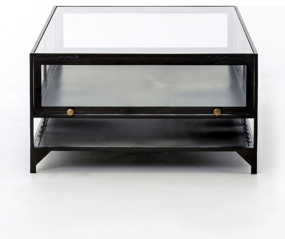 Shadow Box Coffee Table   Industrial   Coffee Tables   by HedgeApple  Houzz