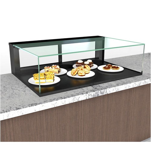 Structural Concepts NR3613DSV Reveal Service Non-Refrigerated Display Case， Countertop， 35-3/4