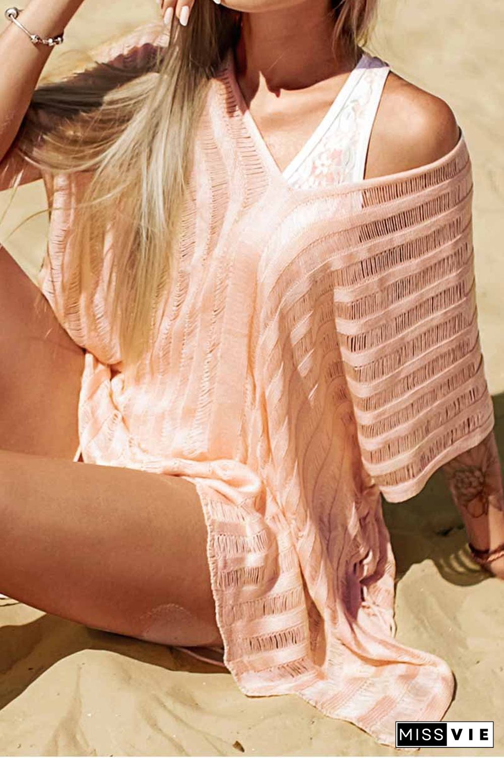 Hollow See-Through Swimwear Cover-Up