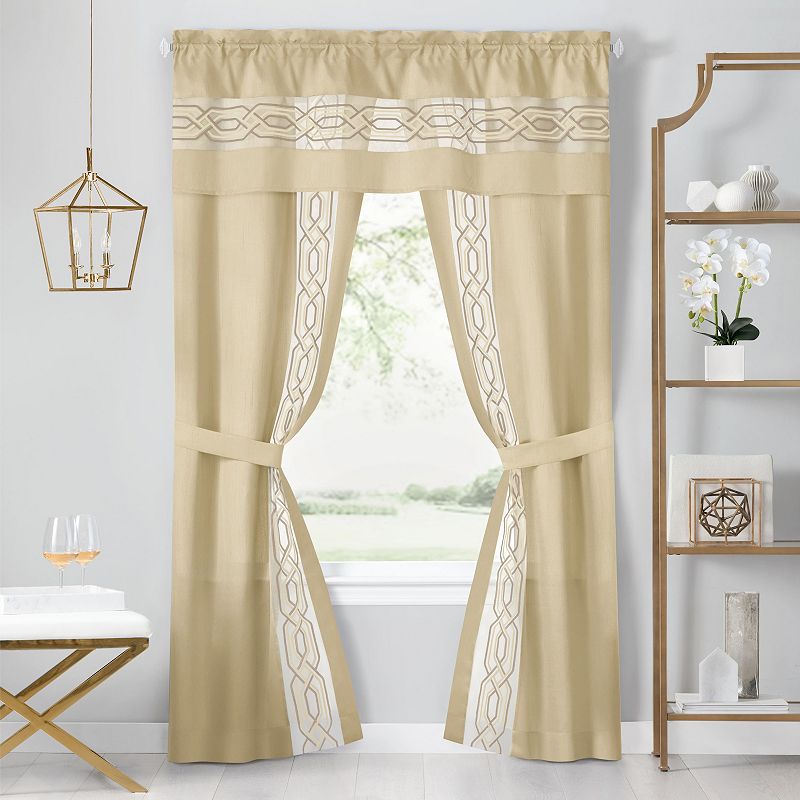 Achim Paige 5-Piece Window Curtain Set