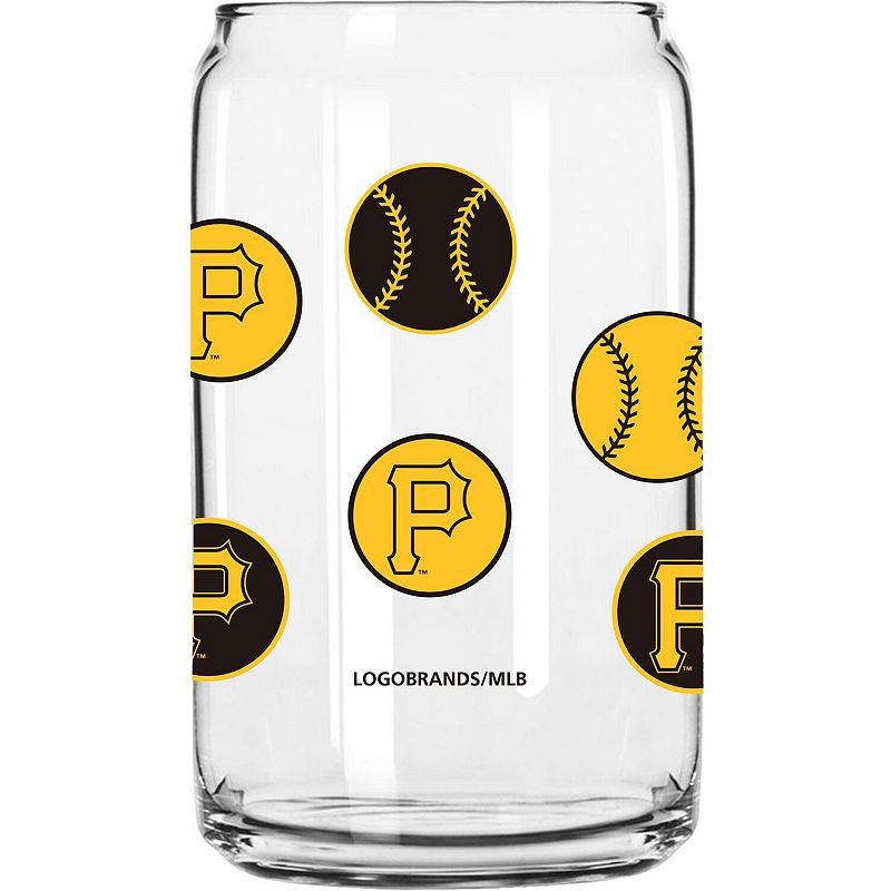 Pittsburgh Pirates 16oz. Smiley Can Glass