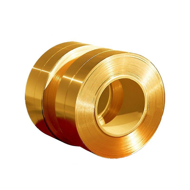 Tib Brass Sheet Brass Flat Thick 0.1-0.8mm Width 10-200mm Brass Metal Thin Sheet Foil Plate