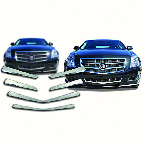 Coast to Coast Chrome Grille Insert for 2008-2011 Cadillac CTS， Sedan and Coupe， 8-pieces