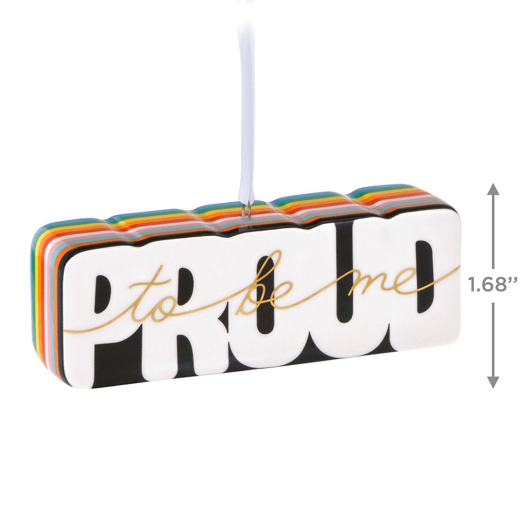 Hallmark  Proud to Be Me Porcelain Ornament (254)