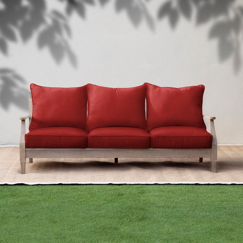 Humble + Haute Indoor/Outdoor Deep Seating Sofa Pillow and Cushion Set