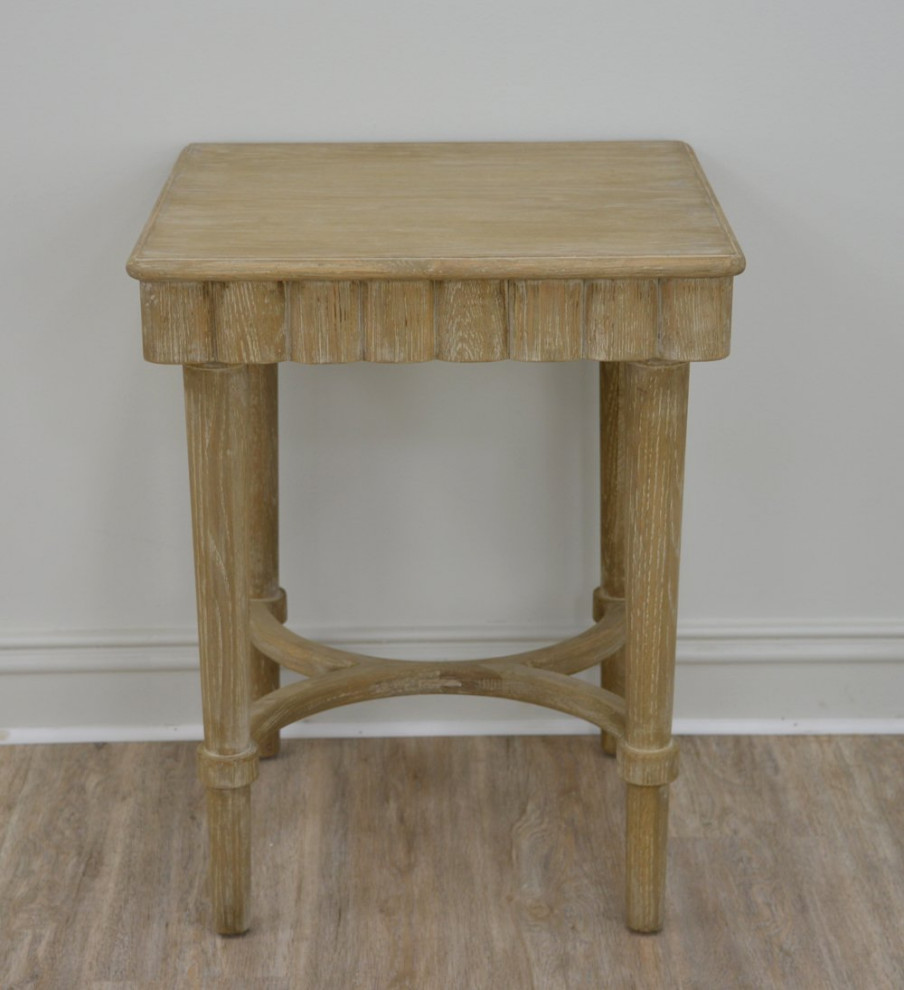 Manya Wood Side Table   Midcentury   Side Tables And End Tables   by Lillian Home  Houzz