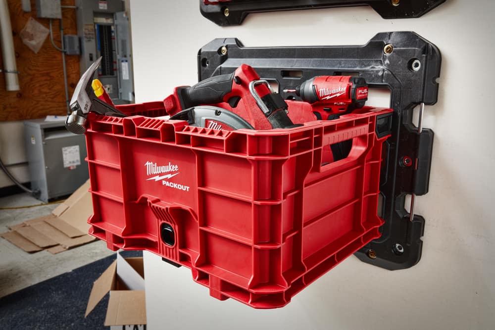 Milwaukee PACKOUT Rolling Tool Box， Large Tool Box， and Crate Bundle ;