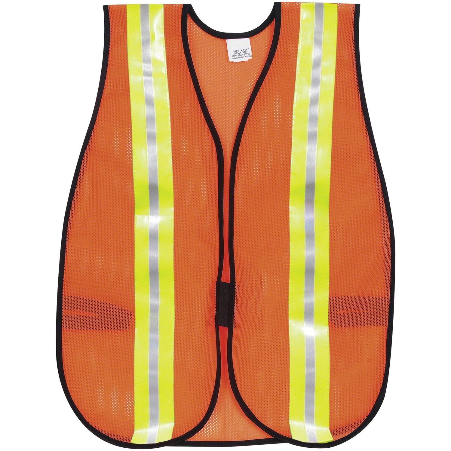 Reflective Fluorescent Safety Vest by MCR Safety MCSCRWV201R