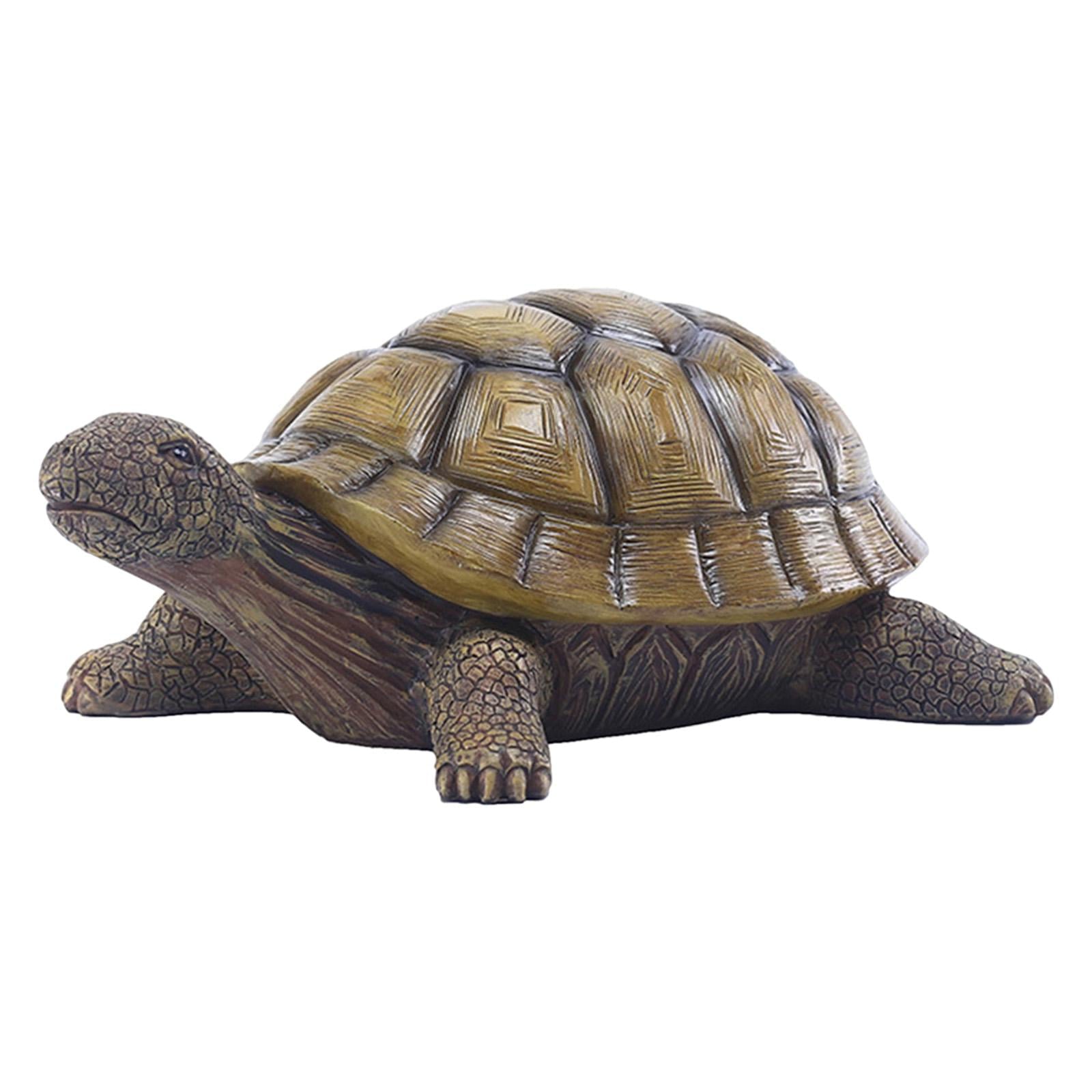 Resin Tortoise Statue, Animal Sculpture Garden Sculpture Outdoor Decorative Statue Tortoise Figurine yard Lawn Patio Decoration Ornament