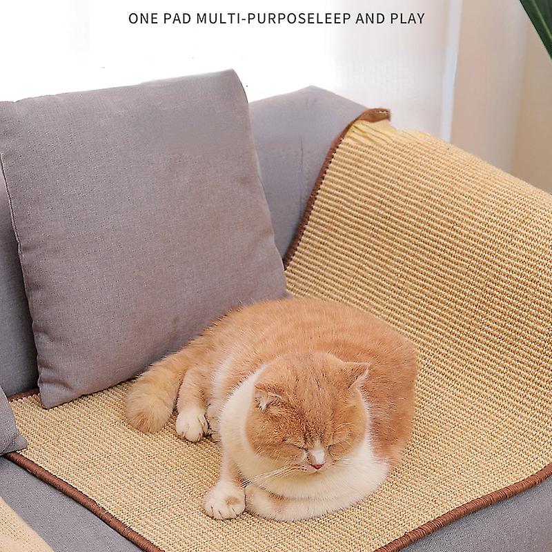 Sisal Cushion Cat Scratch Board Grinding Claw Wear Resistant No Chips Protection Sofa