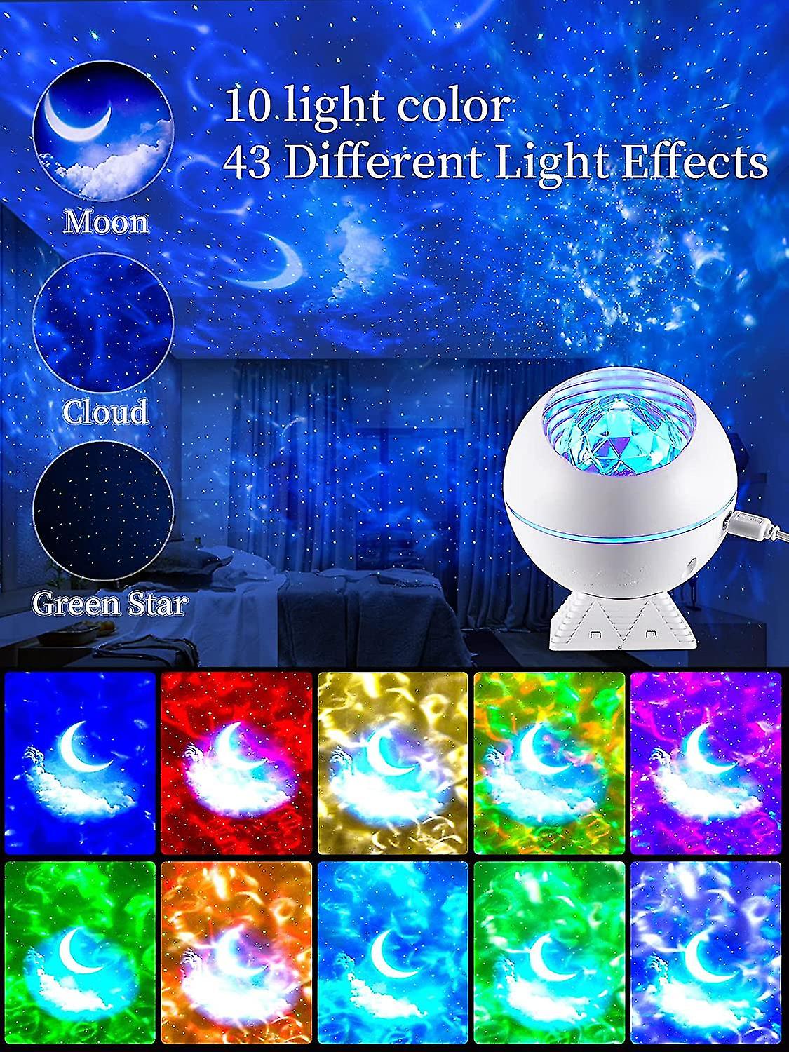 Star Projector， Led Night Light Planetarium Galaxy Light