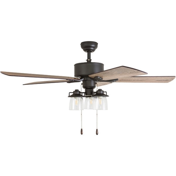 The Gray Barn Wildroot Farmhouse 52-inch Aged Bronze LED Ceiling Fan Shopping - The Best Deals on Ceiling Fans | 27985714