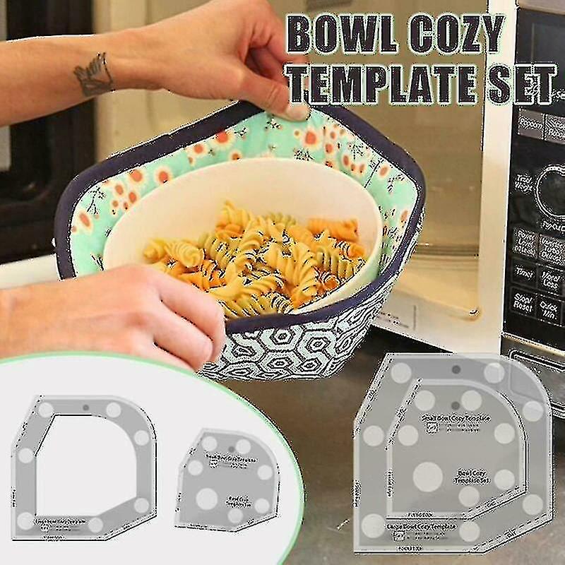 Bowl Cozy Template Cutting Ruler Set Bowl Cozy Pattern Template Diy Crafts-size:10in