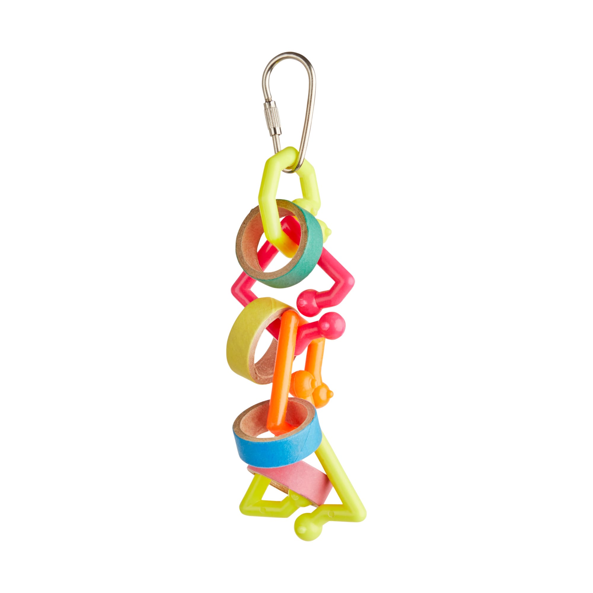 You  Me Ring In The Fun Chewing Assorted Bird Toy， Small