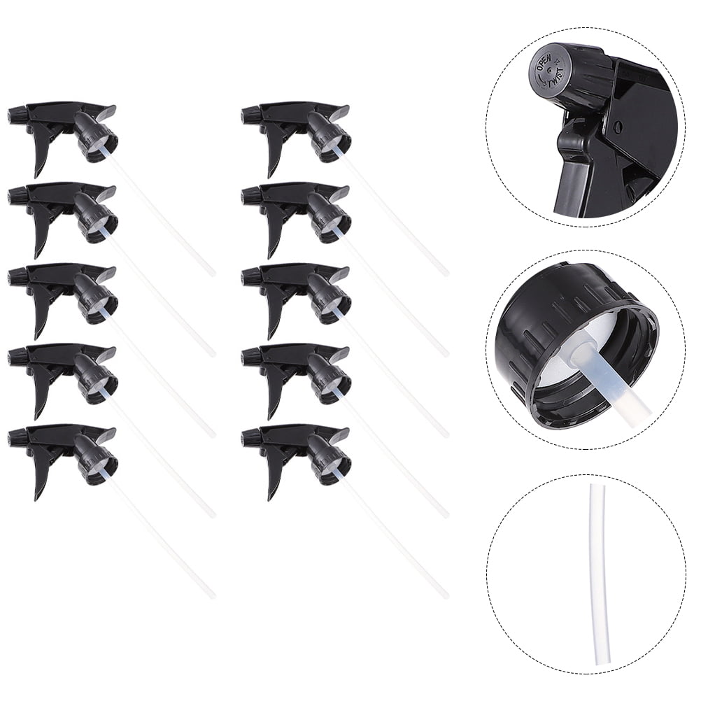 10PCS Spray Bottle Nozzle Replacement Adjustable Trigger Spray Spray Head