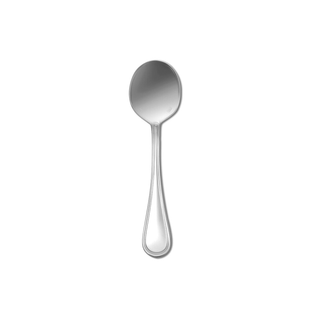 Sant' Andrea Silverplate Bellini Round Bowl Soup Spoons (Set of 12) by Oneida