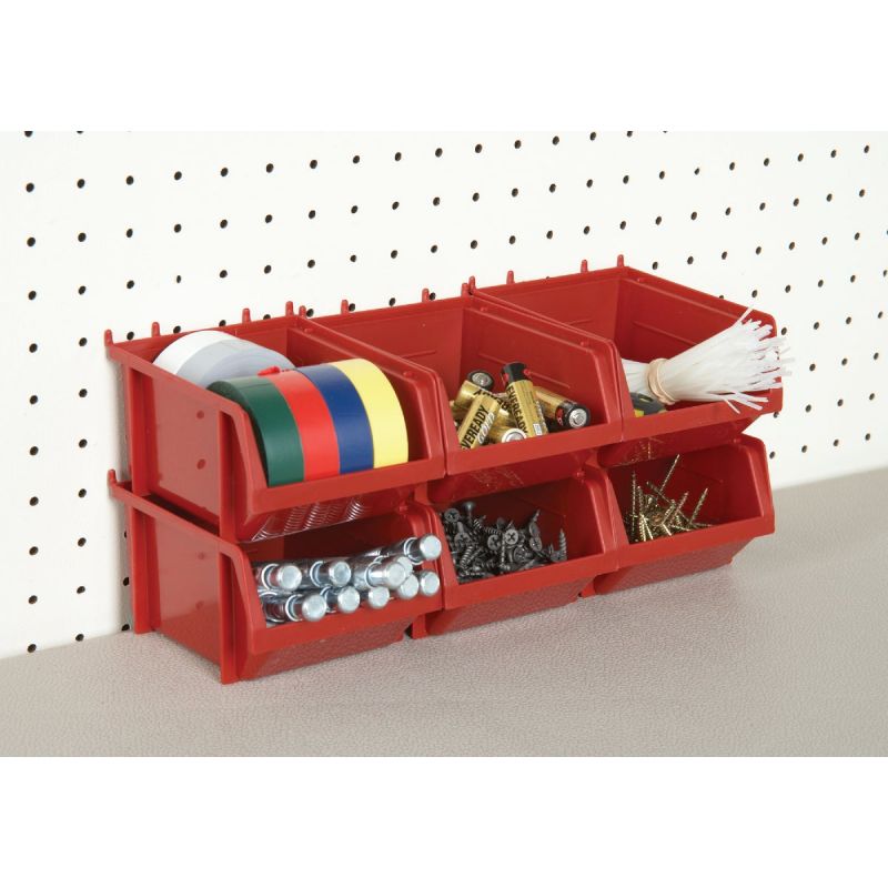 Quantum Storage Parts Bin Red