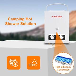 1.5 GPM 6L Residential Liquid Propane Outdoor Portable Gas Tankless Water Heater AS150-1