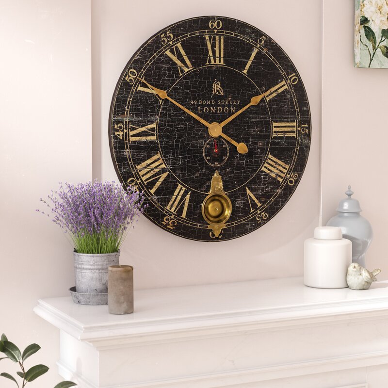 Haslingden Wood Wall Clock