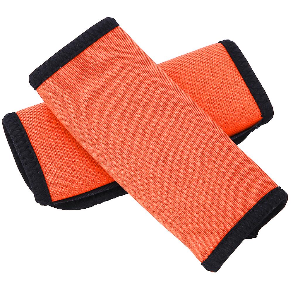 2pcs Neoprene Non-slip Comfortable Soft Kayak Canoe Paddle Grips Kayak Boat Accessories(orange )