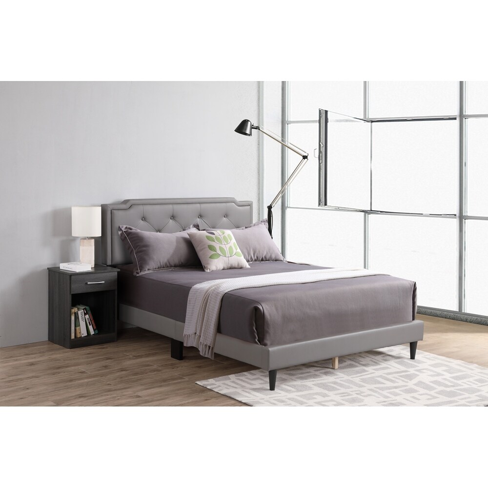 Deb Adjustable Queen Panel Bed