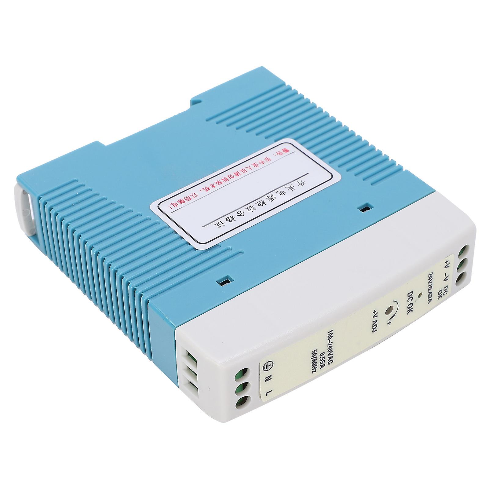 Berm Industrial Switching Power Din Rail Type 100240vac Input Mdr1024 10w 24v 0.42a