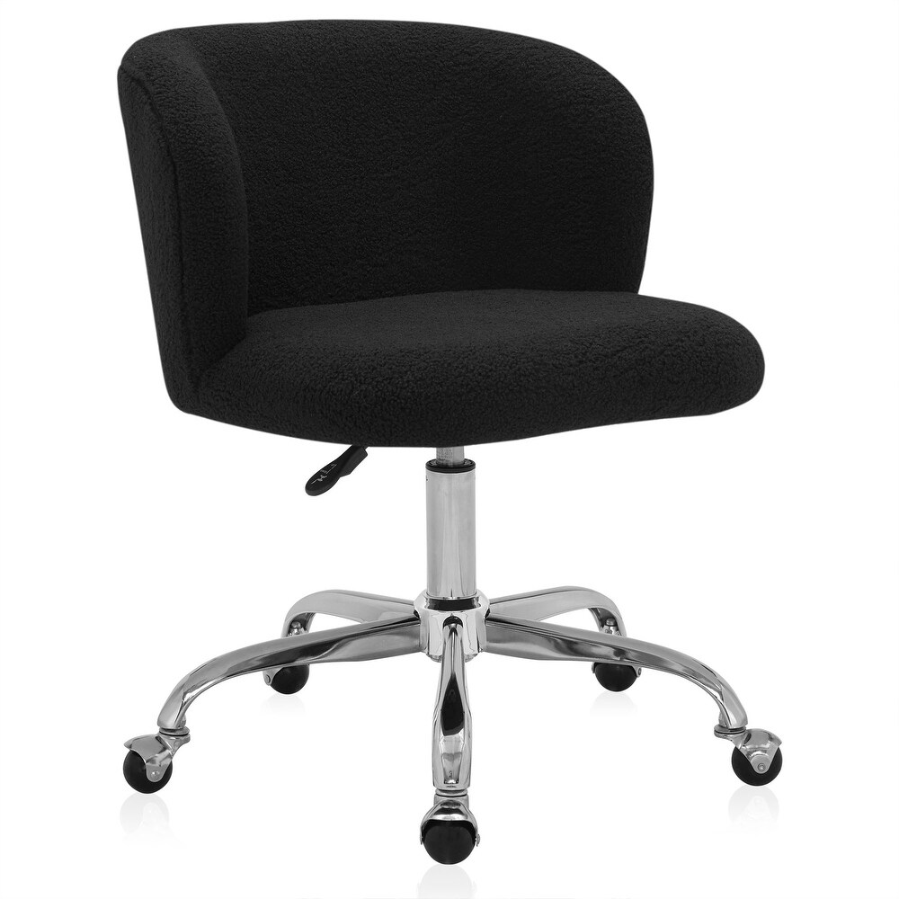 BELLEZE Aston Boucle Desk Chair Swivel Adjustable Height  8 Options