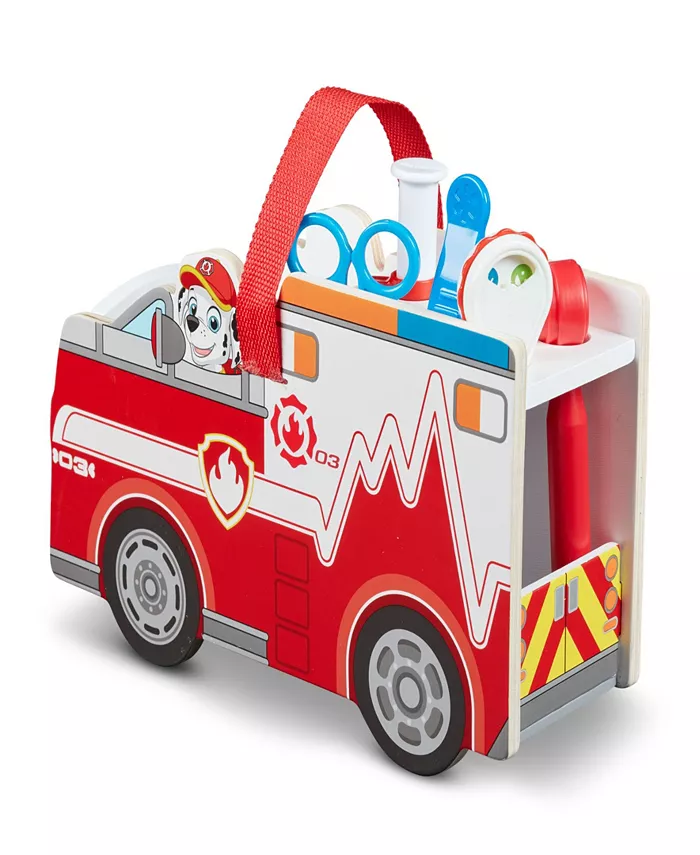 Melissa and Doug Paw Patrol Marshalls Rescue 14 piece Caddy Play Set