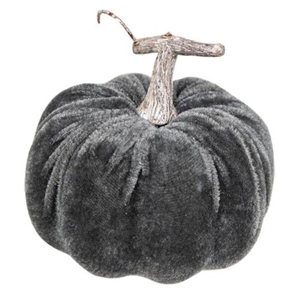 Gray Velvet Pumpkin 4