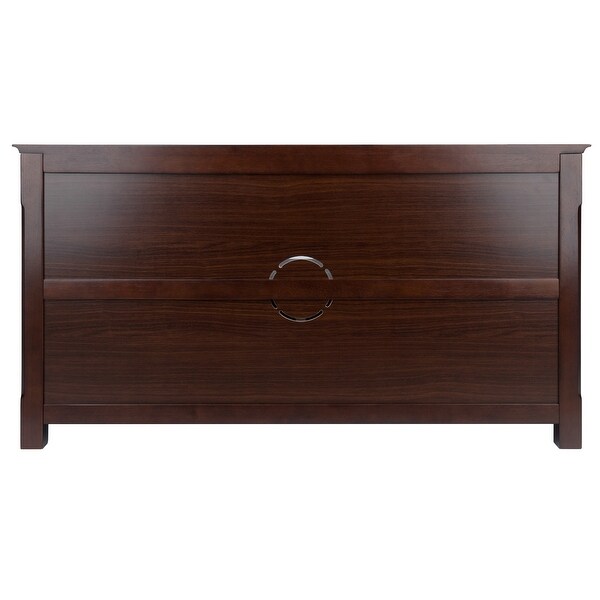 Xola TV Stand， Cappuccino - 44.02 x 15.94 x 24.02 inches