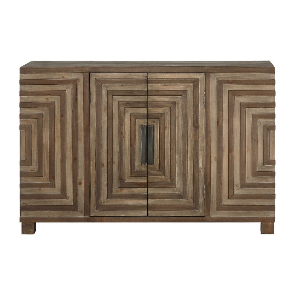 32” Layton Geometric Console Cabinet