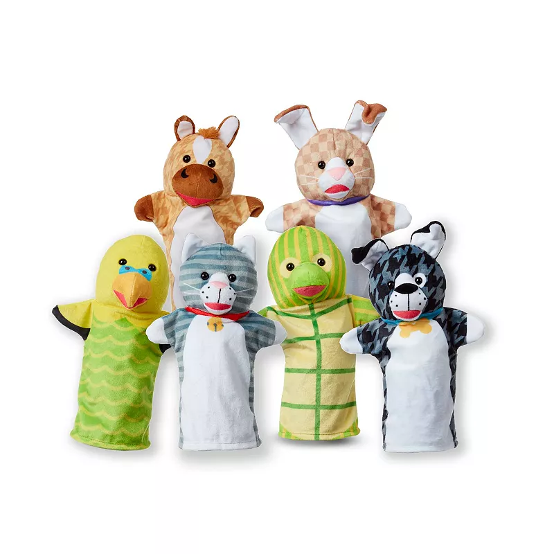 Melissa and Doug Pet Buddies Hand Puppets Set