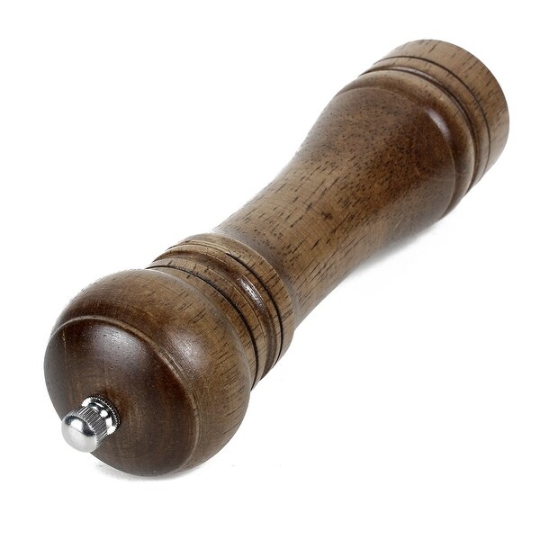 22cm x 5.5cm Home Kitchenware Salt Pepper Spice Mill Grinder Shaker - Wood - 8.7