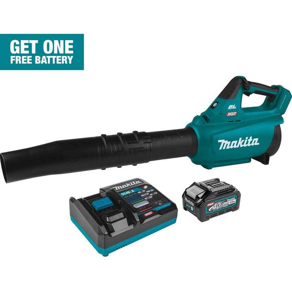 Makita 40-Volt max XGT Brushless Cordless Blower Kit (4.0Ah) GBU01M1