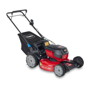 Toro 21 in. Recycler SmartStow 60-Volt Brushless Cordless Battery Walk Behind Self-Propelled Mower - 5.0 Ah Battery  Charger 21326