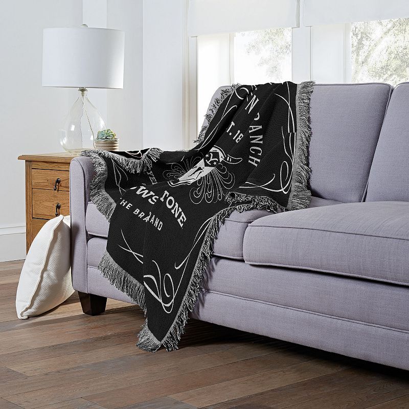 Yellowstone Dutton Ranch Jacquard Throw