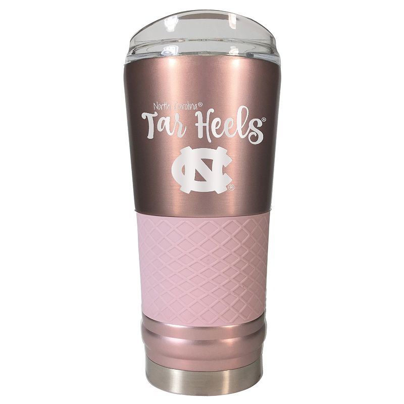 North Carolina Tar Heels 24-Ounce Draft Rose Gold Tumbler