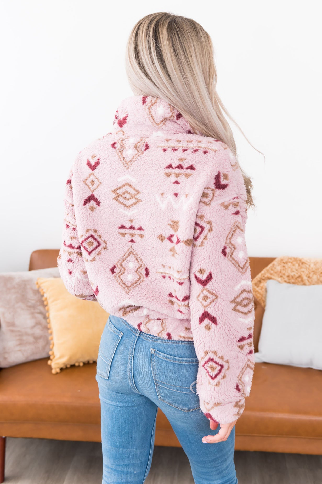 Staying Toasty Modest Aztec Pullover Sweater