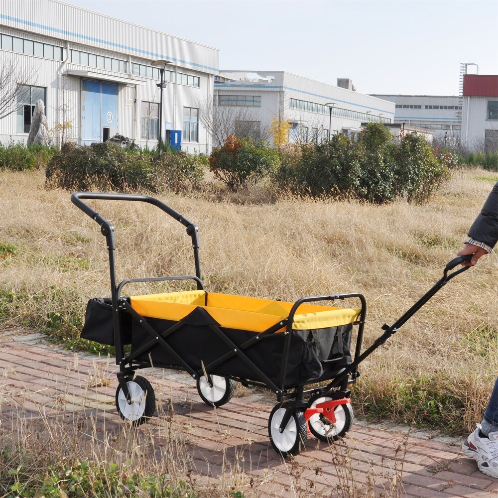 Folding wagon Collapsible Outdoor Utility Wagon