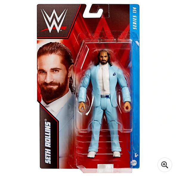 Wwe seth rollins wrestling figure toy mattel basic series 134 action figure