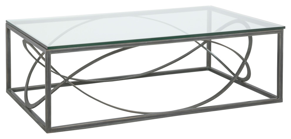 Ellipse Rectangular Cocktail Table   Contemporary   Coffee Tables   by Lexington Home Brands  Houzz