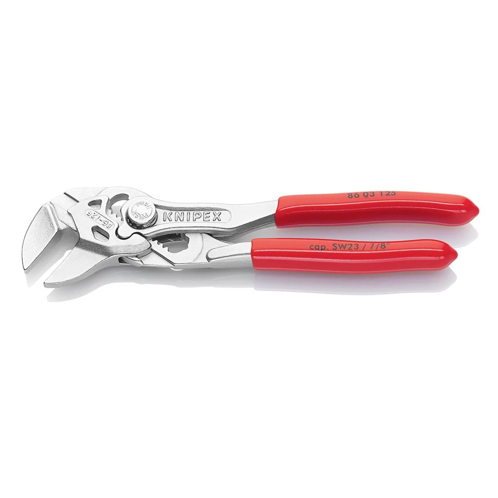 Knipex Pliers Wrench Chrome Plated Head 125mm ;