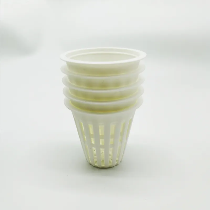 Manufacture of Plant Pots White Mesh Net Pot Cup for Hydroponics