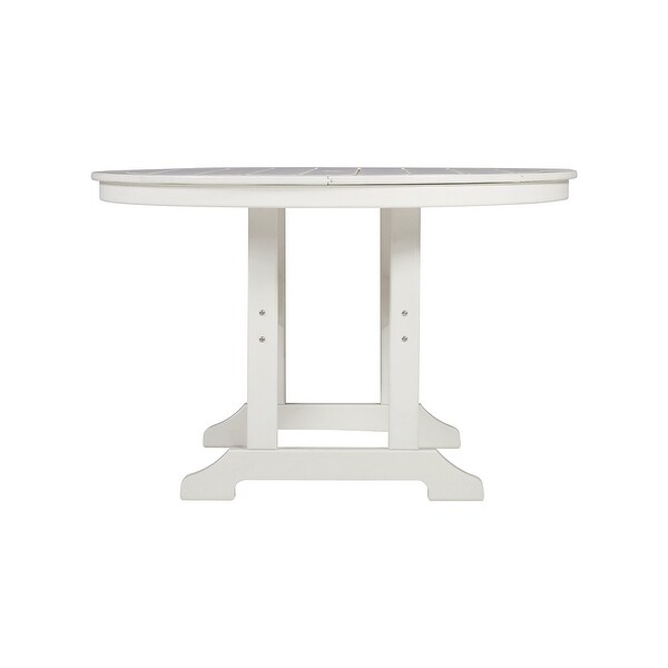 Signature Design by Ashley Crescent Luxe Outdoor Poly All Weather Dining Table