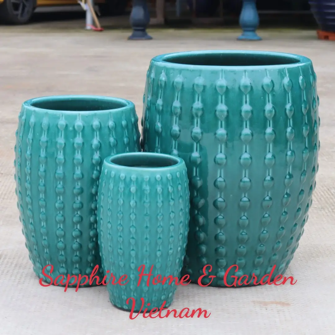 Big Flower Pot Ceramic Planter For Outdoor flower pots and planters Vietnamese Atlantis plant pots