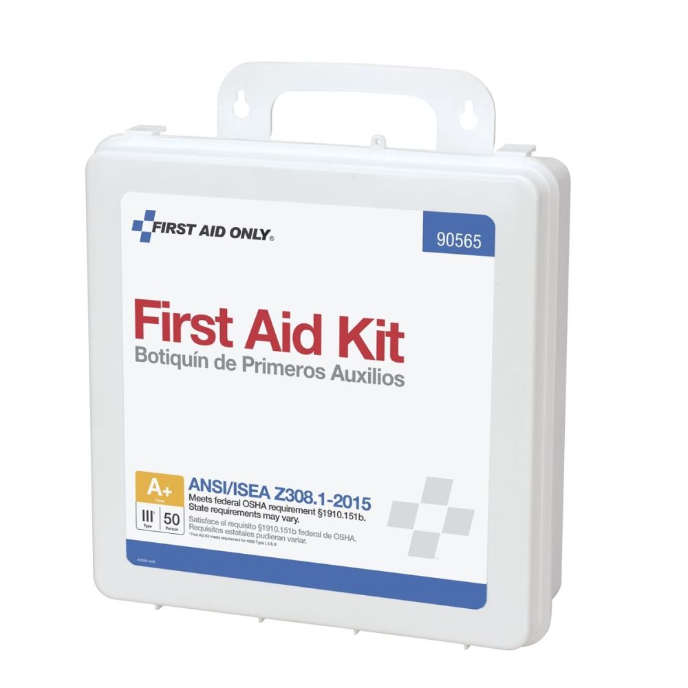 First Aid Only First Aid Kit 50 Person ANSI Class A+ Plastic Case