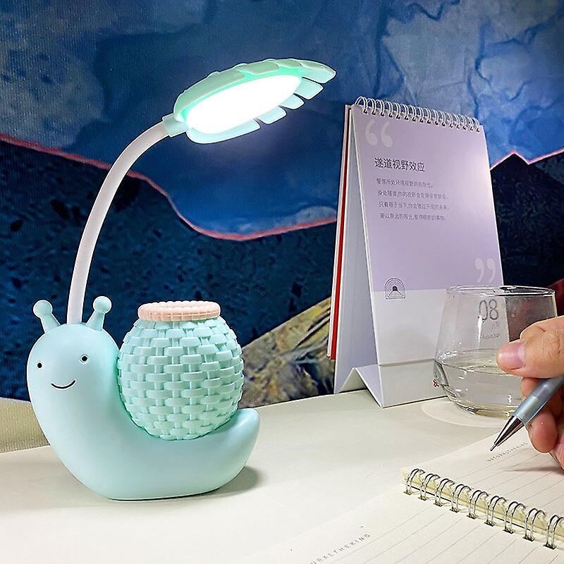 Cartoon Snail Desk Lamp Reading Lamp Folding Bedside Lamp