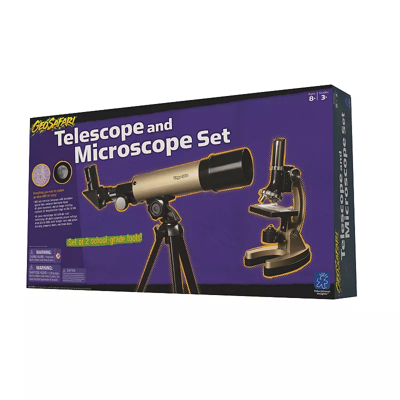 Educational Insights Geosafari Telescope and Microscope Set