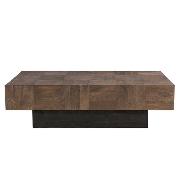 Caden Modern Solid Wood Coffee Table