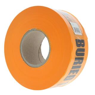 IDEAL 3 in. x 1000 ft. Non-Detect Underground Caution Buried Telephone Line Orange 42-103